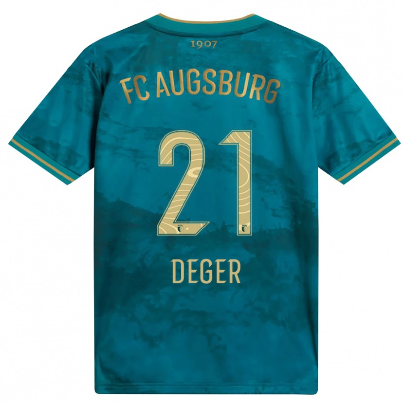 Danxen Dames David Deger #21 Groen Bruin Uitshirt Uittenue 2026/27 T-Shirt België