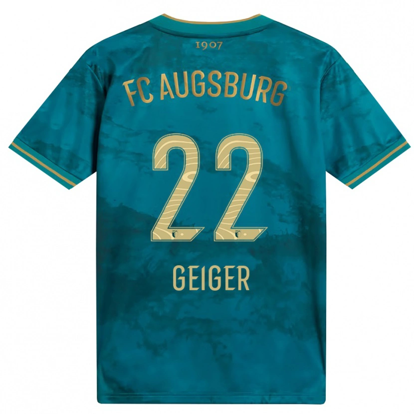 Danxen Dames Maximilian Geiger #22 Groen Bruin Uitshirt Uittenue 2026/27 T-Shirt België