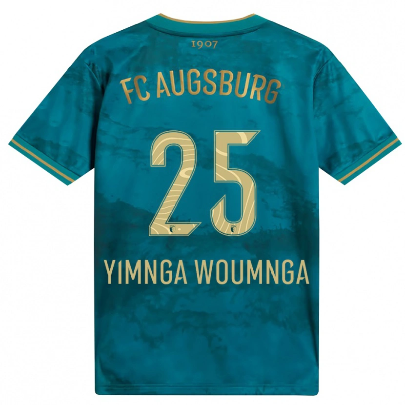 Danxen Dames Batkam Yimnga Woumnga #25 Groen Bruin Uitshirt Uittenue 2026/27 T-Shirt België