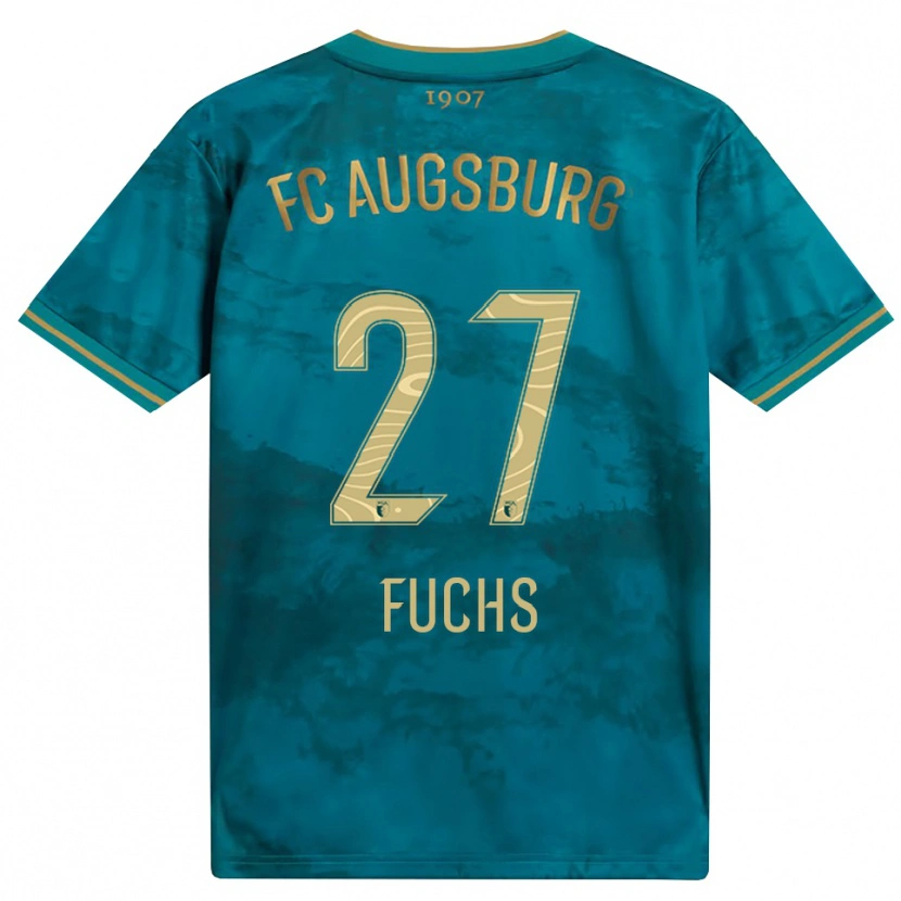 Danxen Dames Nina Fuchs #27 Groen Bruin Uitshirt Uittenue 2026/27 T-Shirt België