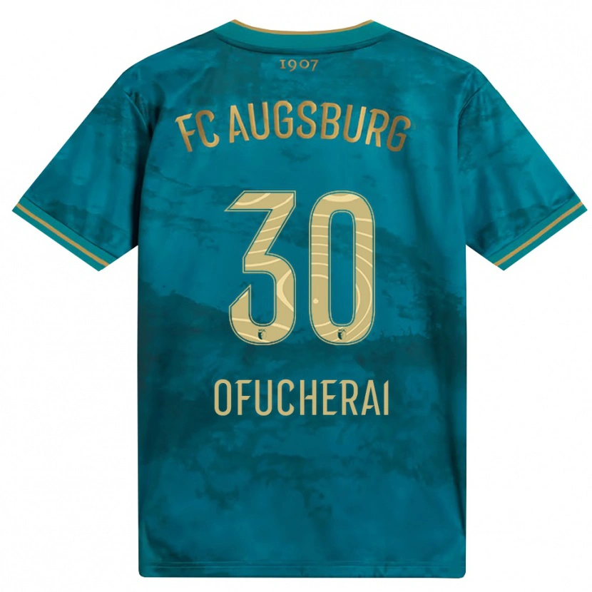 Danxen Dames Isaac Ofucherai #30 Groen Bruin Uitshirt Uittenue 2026/27 T-Shirt België