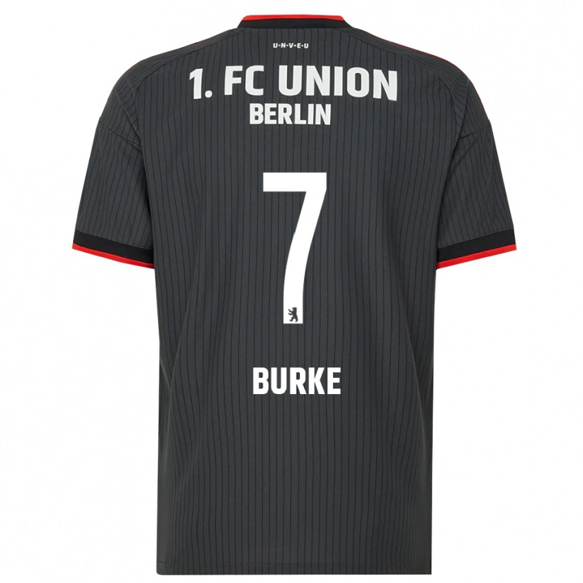 Danxen Dames Oliver Burke #7 Zwart Wit Rood Uitshirt Uittenue 2026/27 T-Shirt België