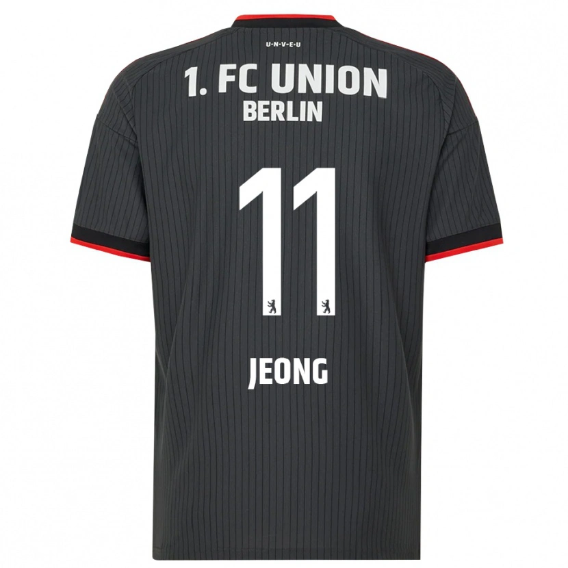 Danxen Dames Woo-Yeong Jeong #11 Zwart Wit Rood Uitshirt Uittenue 2026/27 T-Shirt België