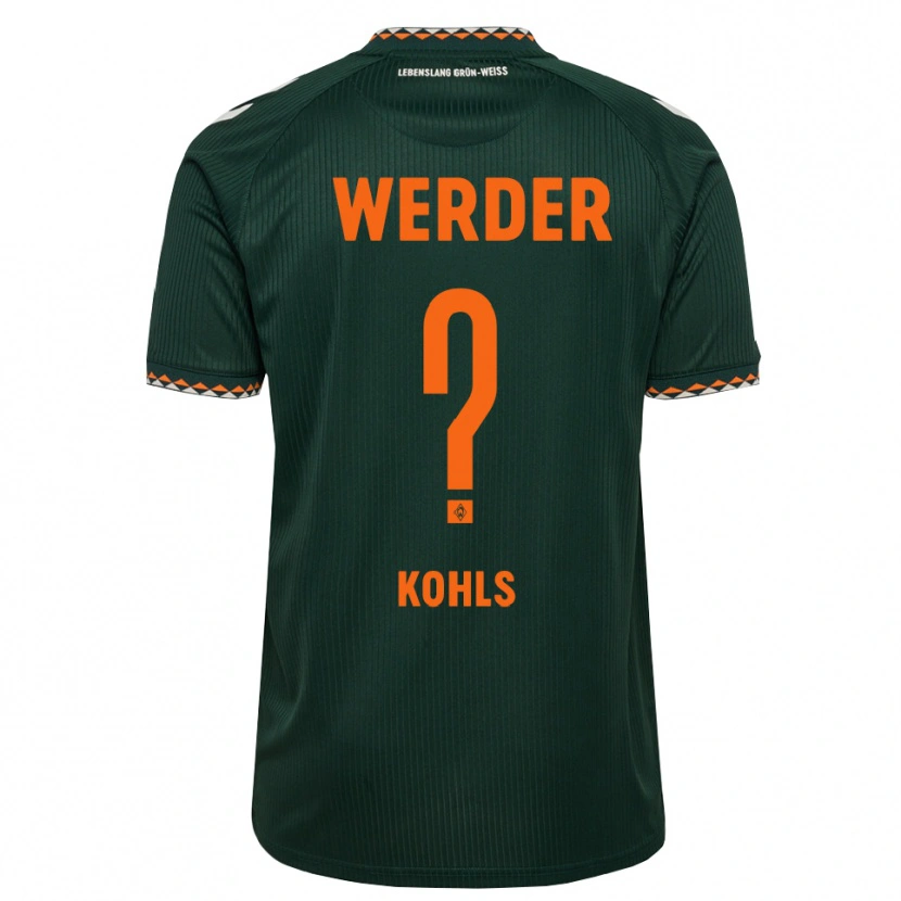 Danxen Dames Joris Kohls #0 Donkergroen Oranje Wit Uitshirt Uittenue 2026/27 T-Shirt België