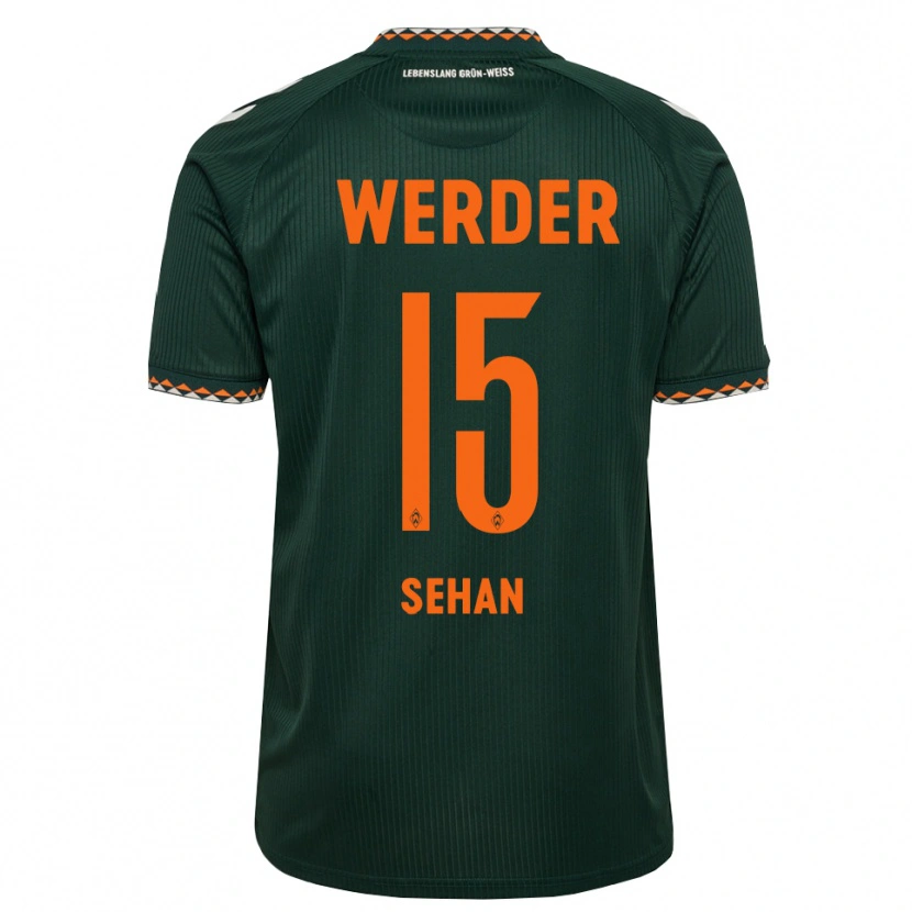 Danxen Dames Jasmin Sehan #15 Donkergroen Oranje Wit Uitshirt Uittenue 2026/27 T-Shirt België