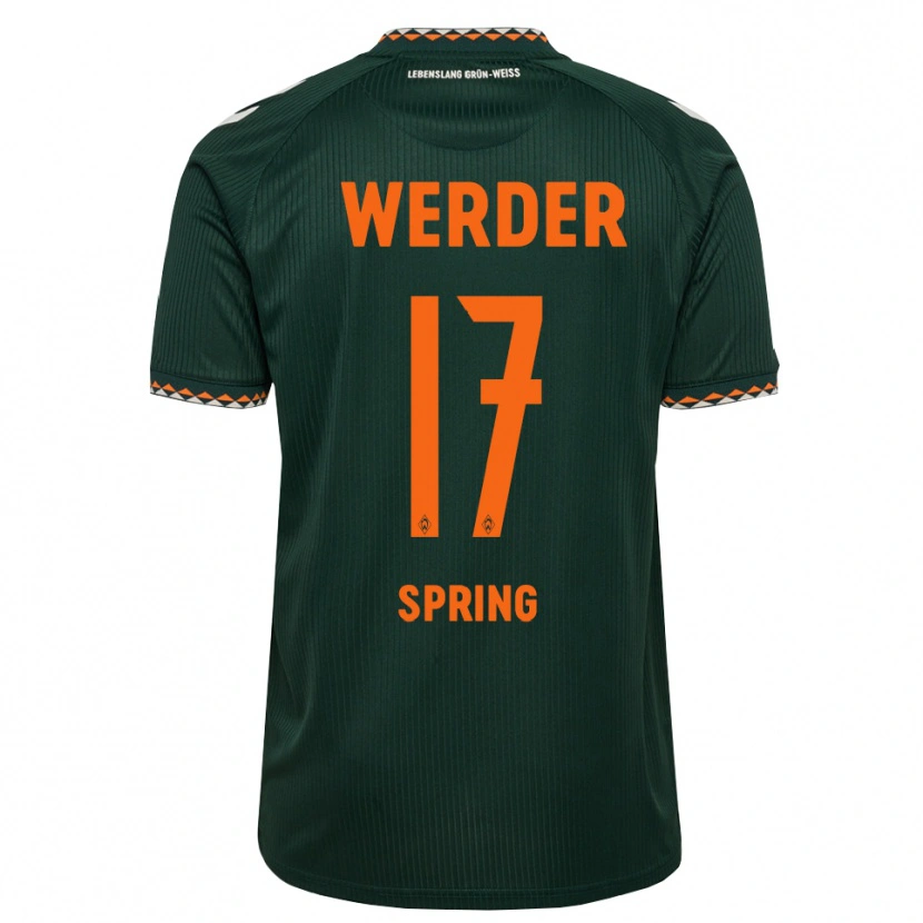 Danxen Dames Ole Spring #17 Donkergroen Oranje Wit Uitshirt Uittenue 2026/27 T-Shirt België