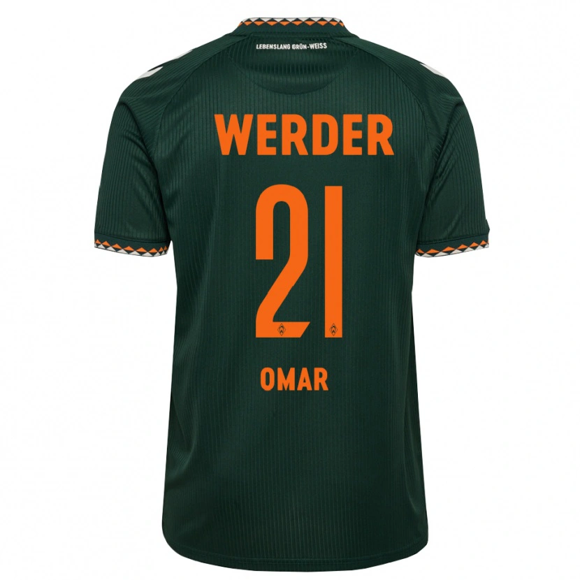 Danxen Dames Jan Omar #21 Donkergroen Oranje Wit Uitshirt Uittenue 2026/27 T-Shirt België