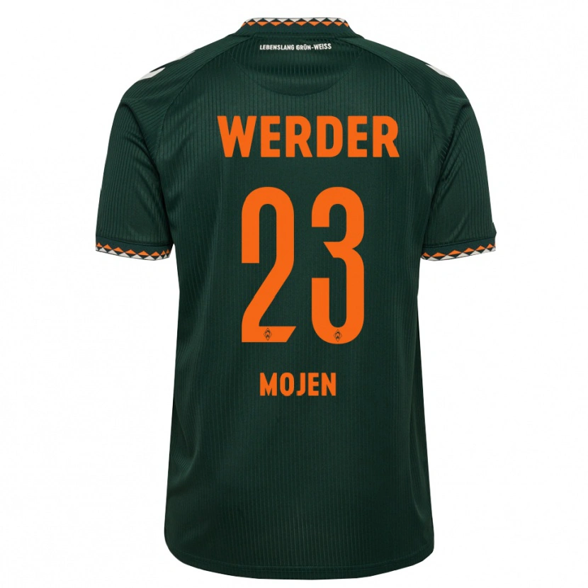 Danxen Dames Raik Mojen #23 Donkergroen Oranje Wit Uitshirt Uittenue 2026/27 T-Shirt België