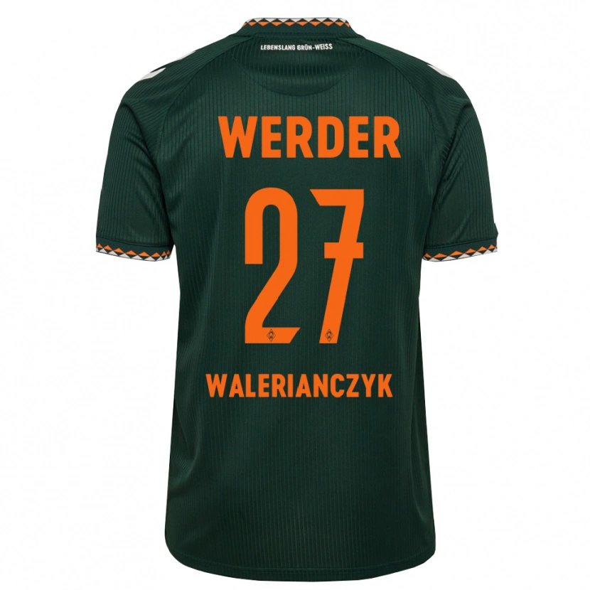 Danxen Dames Dennis Walerianczyk #27 Donkergroen Oranje Wit Uitshirt Uittenue 2026/27 T-Shirt België