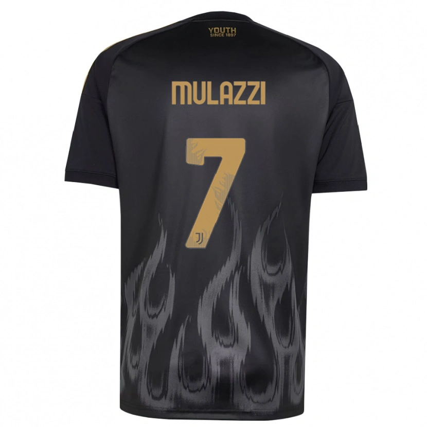Danxen Dames Gabriele Mulazzi #7 Zwart Bruin Thuisshirt Derde Tenue 2026/27 T-Shirt België