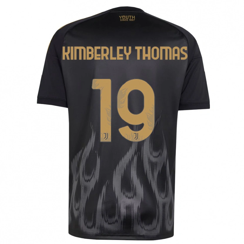 Danxen Dames Lindsey Kimberley Thomas #19 Zwart Bruin Thuisshirt Derde Tenue 2026/27 T-Shirt België
