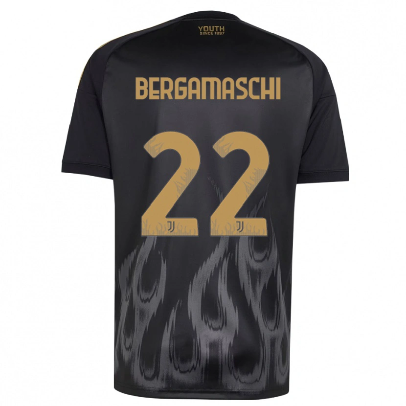 Danxen Dames Valentina Bergamaschi #22 Zwart Bruin Thuisshirt Derde Tenue 2026/27 T-Shirt België