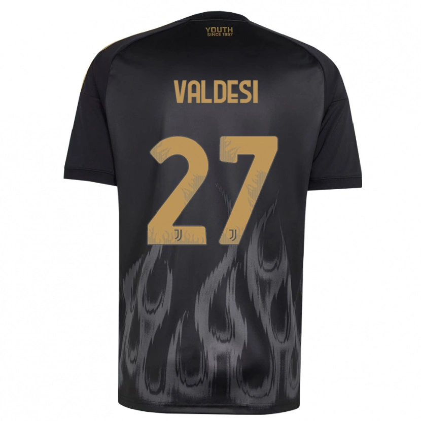 Danxen Dames Andrea Valdesi #27 Zwart Bruin Thuisshirt Derde Tenue 2026/27 T-Shirt België