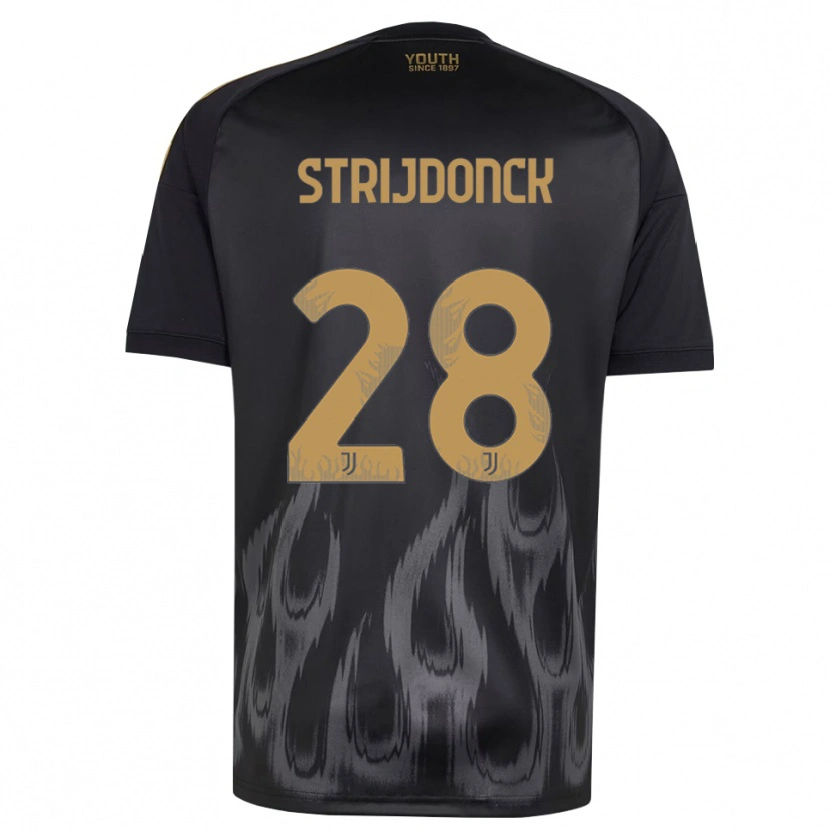 Danxen Dames Bayron Strijdonck #28 Zwart Bruin Thuisshirt Derde Tenue 2026/27 T-Shirt België