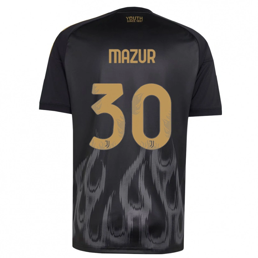 Danxen Dames Patryk Mazur #30 Zwart Bruin Thuisshirt Derde Tenue 2026/27 T-Shirt België