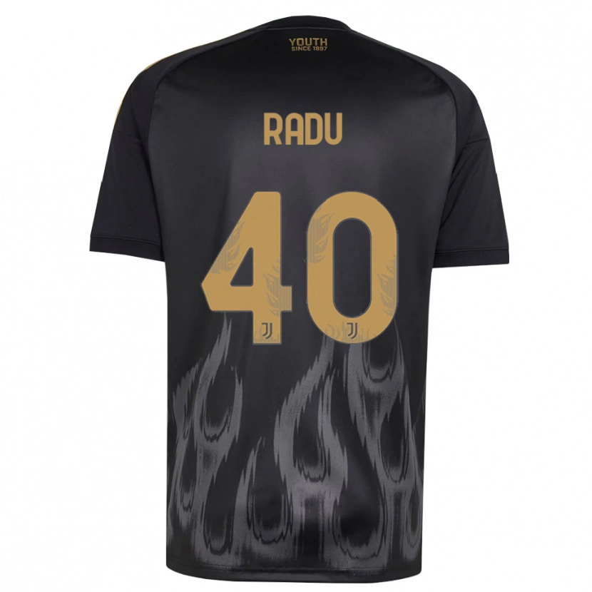 Danxen Dames Riccardo Radu #40 Zwart Bruin Thuisshirt Derde Tenue 2026/27 T-Shirt België