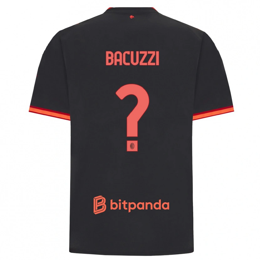 Danxen Dames Christian Bacuzzi #0 Zwart Rood Thuisshirt Derde Tenue 2026/27 T-Shirt België