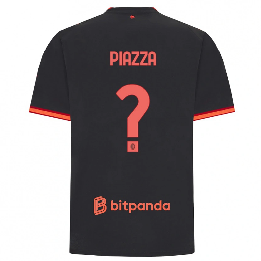 Danxen Dames Pietro Piazza #0 Zwart Rood Thuisshirt Derde Tenue 2026/27 T-Shirt België