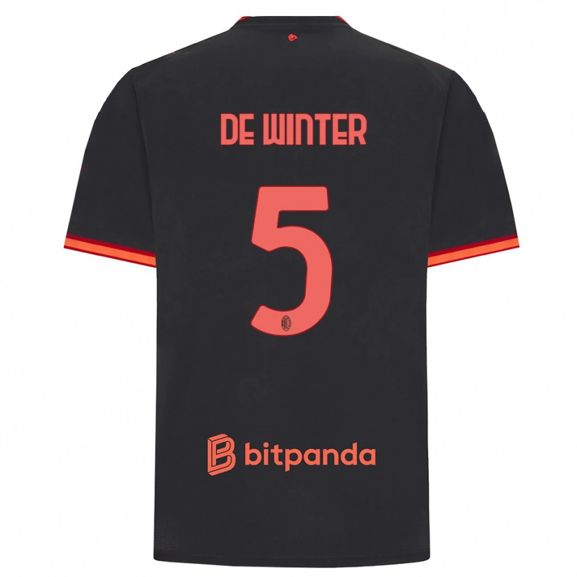 Danxen Dames Koni De Winter #5 Zwart Rood Thuisshirt Derde Tenue 2026/27 T-Shirt België