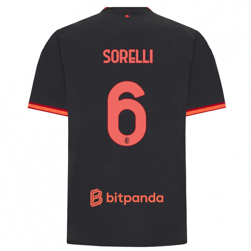 Danxen Dames Nadine Sorelli #6 Zwart Rood Thuisshirt Derde Tenue 2026/27 T-Shirt België