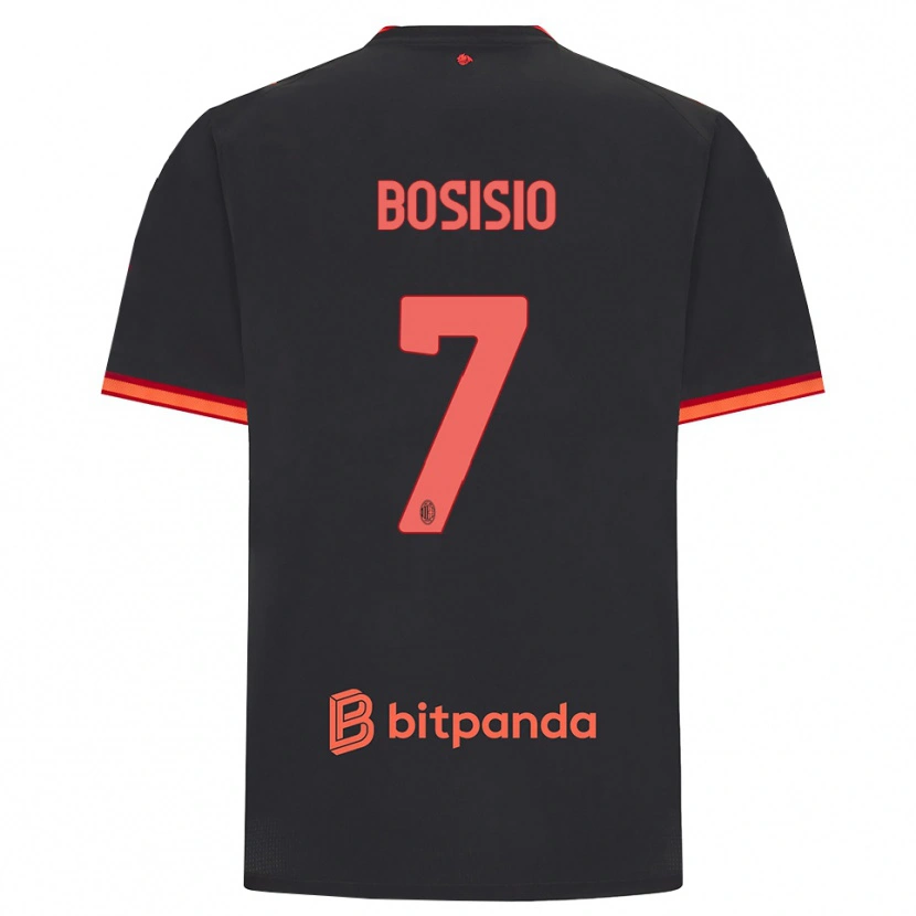 Danxen Dames Josue Bosisio #7 Zwart Rood Thuisshirt Derde Tenue 2026/27 T-Shirt België