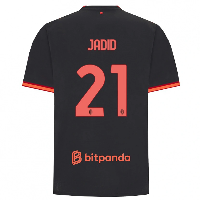 Danxen Dames Akram Jadid #21 Zwart Rood Thuisshirt Derde Tenue 2026/27 T-Shirt België