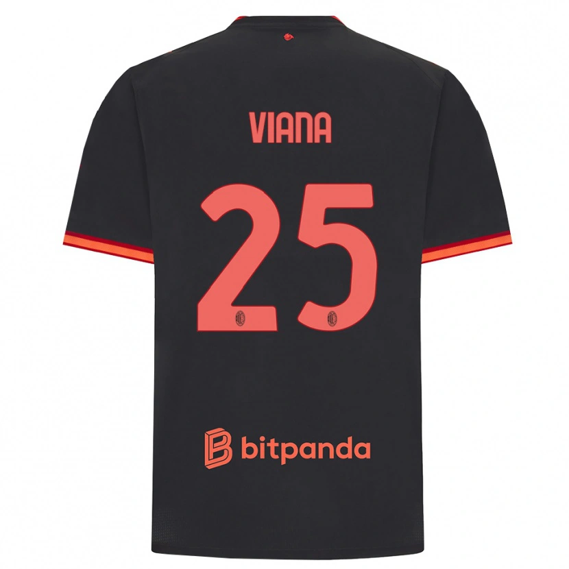 Danxen Dames Viana Seedorf #25 Zwart Rood Thuisshirt Derde Tenue 2026/27 T-Shirt België