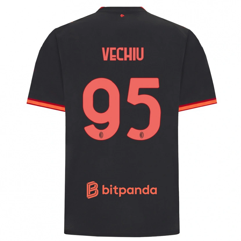 Danxen Dames Christian Vechiu #95 Zwart Rood Thuisshirt Derde Tenue 2026/27 T-Shirt België