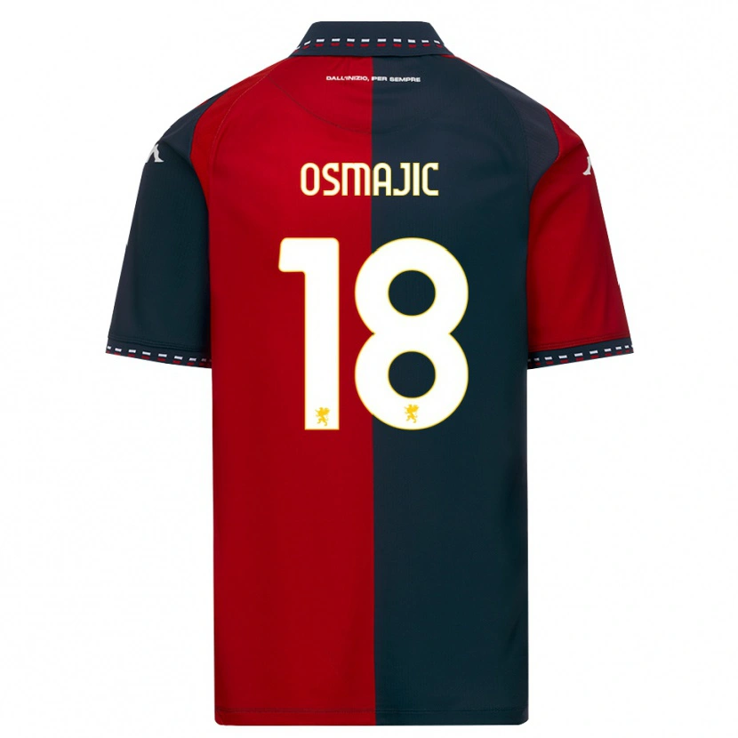 Danxen Dames Milutin Osmajic #18 Rood Zwart Wit Thuisshirt Thuistenue 2026/27 T-Shirt België