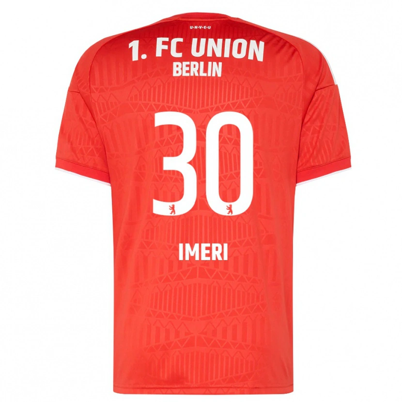 Danxen Dames Kastriot Imeri #30 Rood Wit Thuisshirt Thuistenue 2026/27 T-Shirt België