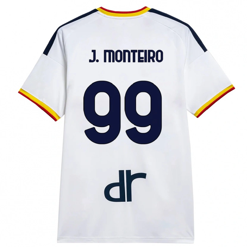 Danxen Dames Joël Monteiro #99 Wit Geel Rood Uitshirt Uittenue 2026/27 T-Shirt België