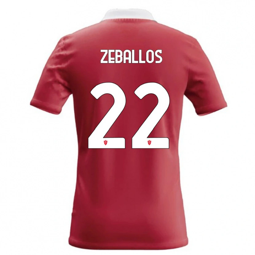 Danxen Kinderen Exequiel Zeballos #22 Rood Wit Thuisshirt Thuistenue 2026/27 T-Shirt België
