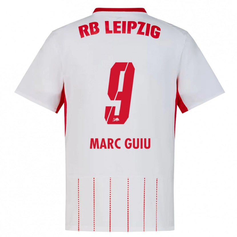 Danxen Kinderen Marc Guiu #9 Rood Wit Geel Thuisshirt Thuistenue 2026/27 T-Shirt België