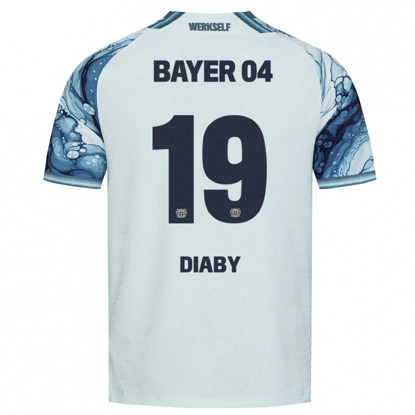 Danxen Kinderen Moussa Diaby #19 Donkergroen Zwart Uitshirt Uittenue 2026/27 T-Shirt België