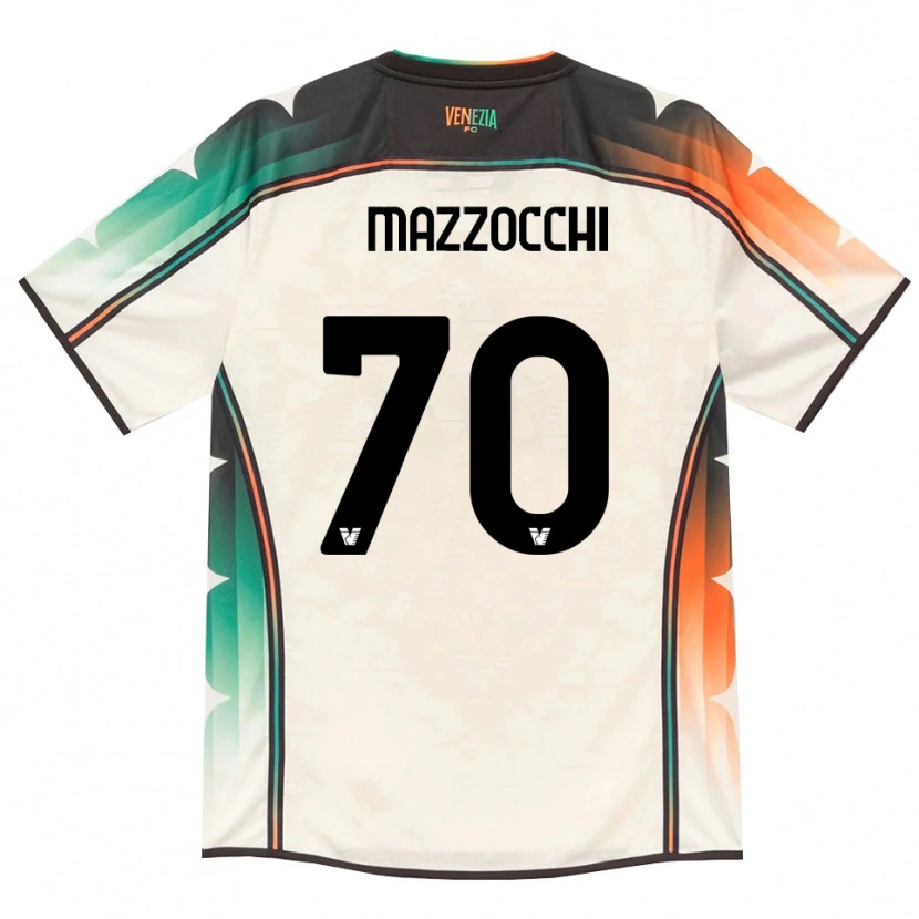 Danxen Kinderen Pasquale Mazzocchi #70 Oldlace Oranje Groen Uitshirt Uittenue 2026/27 T-Shirt België