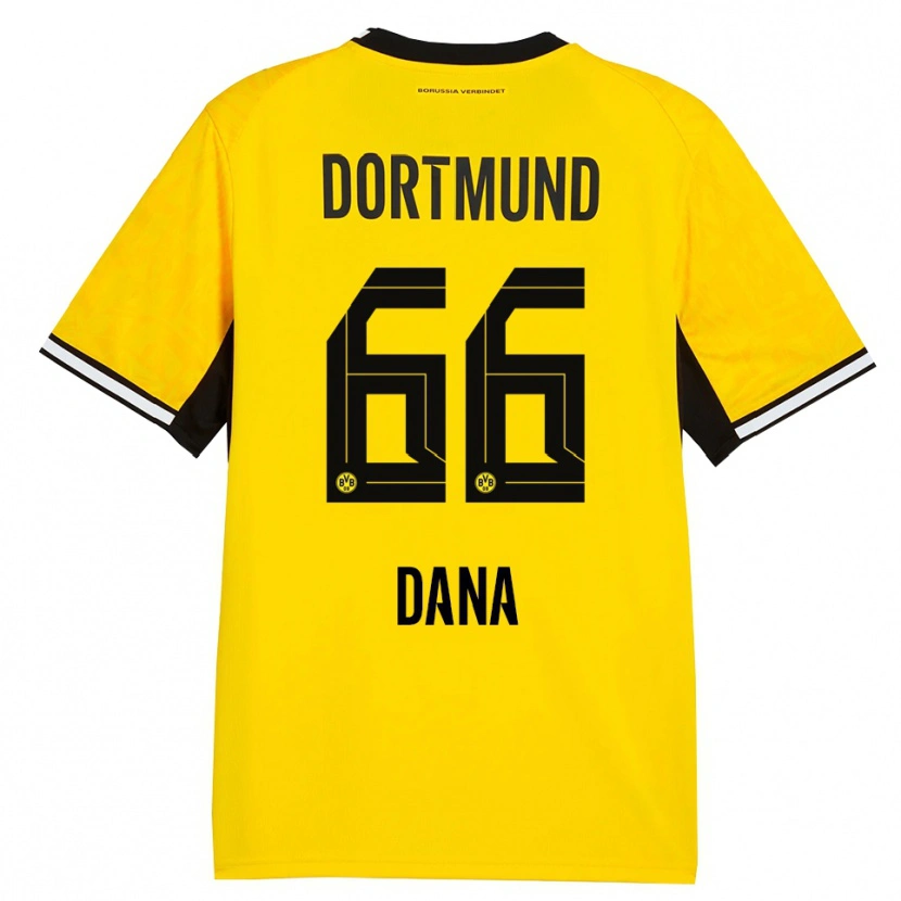 Danxen Kinderen Bleckmann Dana #66 Geel Zwart Wit Thuisshirt Thuistenue 2026/27 T-Shirt België