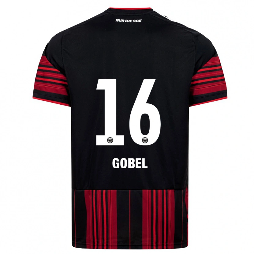 Danxen Kinderen Marlon Göbel #16 Zwart Rood Wit Thuisshirt Thuistenue 2026/27 T-Shirt België