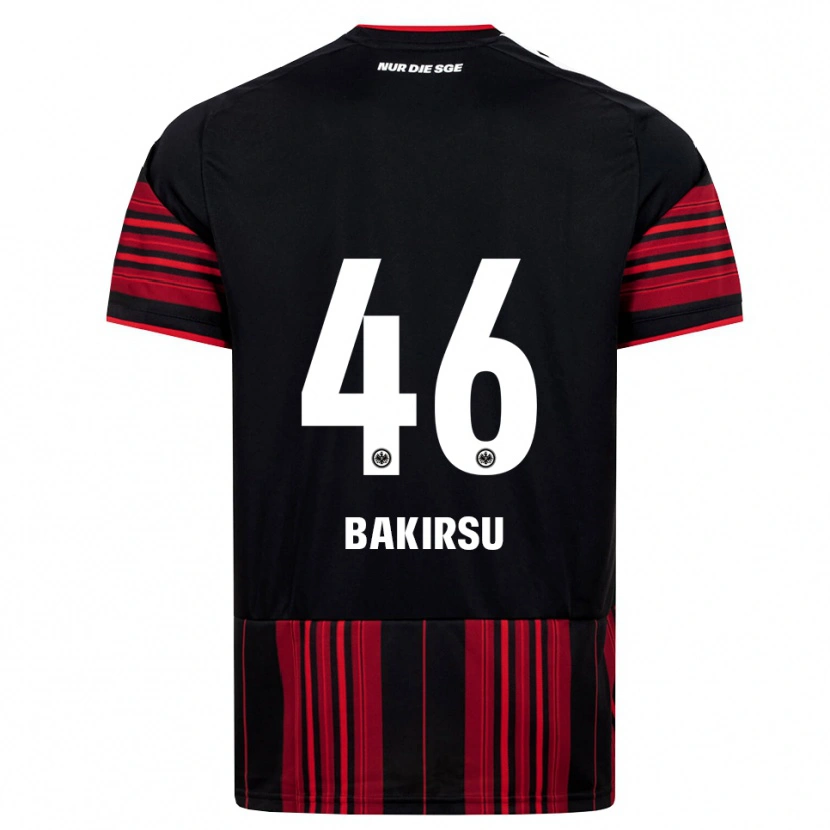 Danxen Kinderen Hüseyin Bakirsu #46 Zwart Rood Wit Thuisshirt Thuistenue 2026/27 T-Shirt België