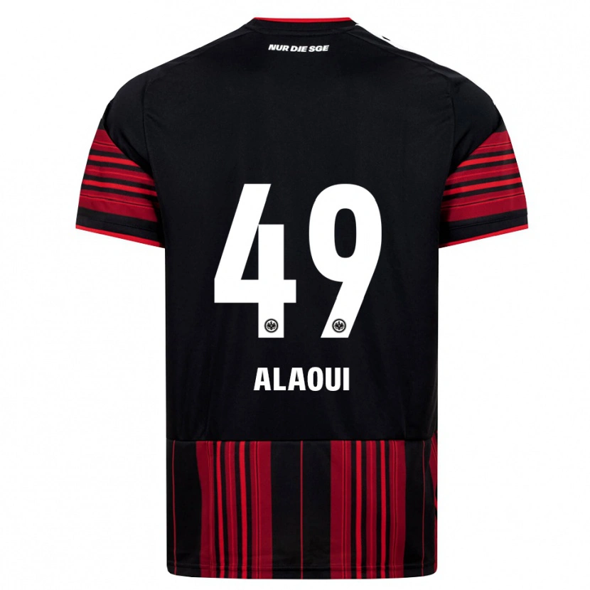 Danxen Kinderen Anas Alaoui #49 Zwart Rood Wit Thuisshirt Thuistenue 2026/27 T-Shirt België