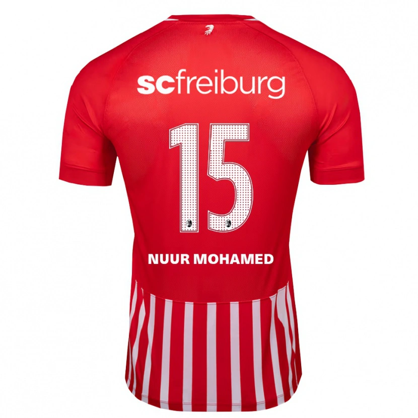 Danxen Kinderen Billal Mohamed #15 Rood Wit Zwart Thuisshirt Thuistenue 2026/27 T-Shirt België