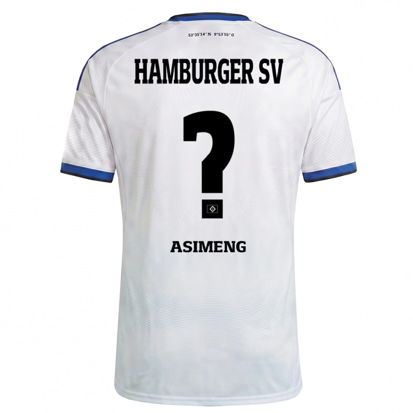 Danxen Kinderen Christopher Asimeng #0 Wit Zwart Blauw Thuisshirt Thuistenue 2026/27 T-Shirt België