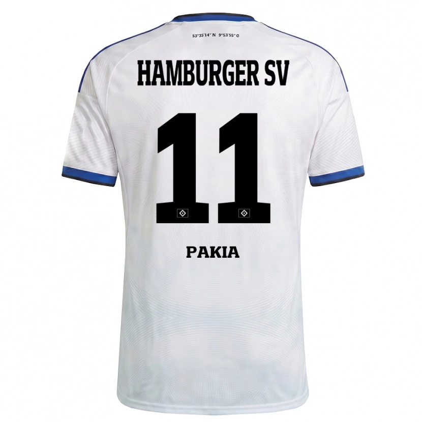Danxen Kinderen Ware Pakia #11 Wit Zwart Blauw Thuisshirt Thuistenue 2026/27 T-Shirt België