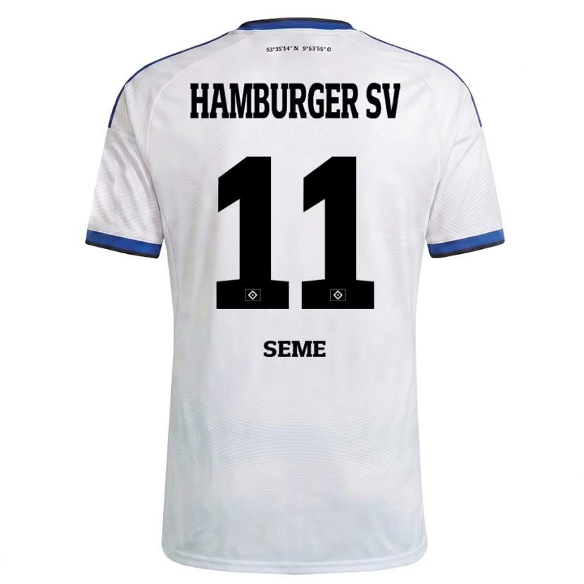 Danxen Kinderen Anna-Katharina Seme #11 Wit Zwart Blauw Thuisshirt Thuistenue 2026/27 T-Shirt België