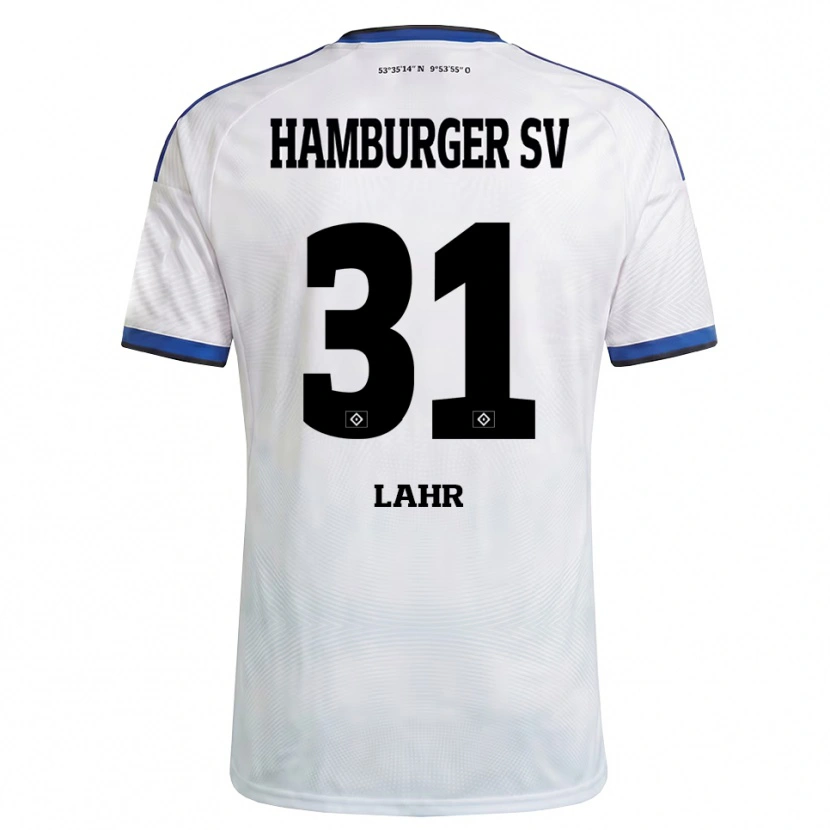 Danxen Kinderen Jobina Lahr #31 Wit Zwart Blauw Thuisshirt Thuistenue 2026/27 T-Shirt België