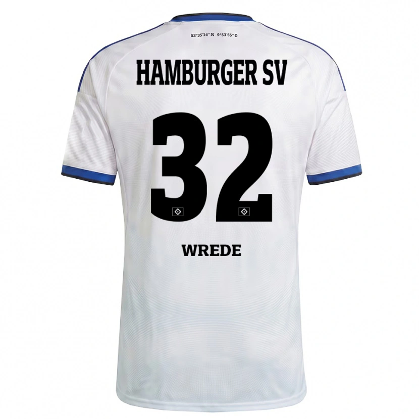 Danxen Kinderen Lotta Wrede #32 Wit Zwart Blauw Thuisshirt Thuistenue 2026/27 T-Shirt België