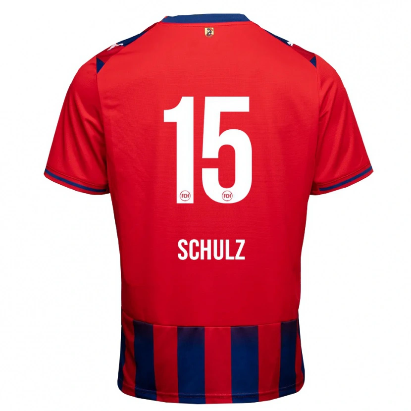 Danxen Kinderen Dana Schulz #15 Koninklijk Blauw Wit Rood Thuisshirt Thuistenue 2026/27 T-Shirt België