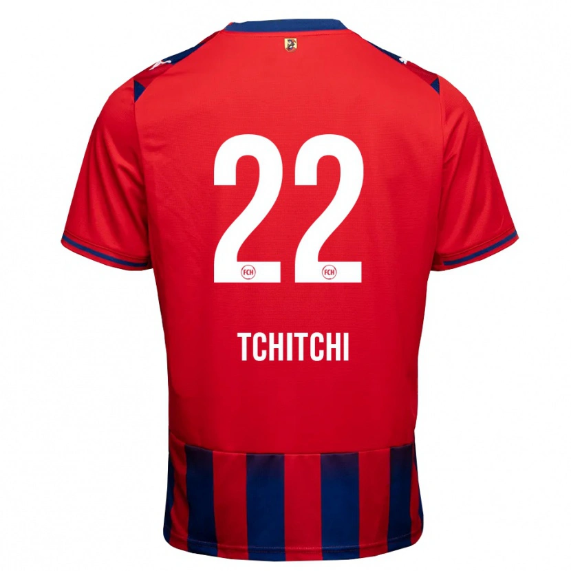 Danxen Kinderen Dahrel Tchitchi #22 Koninklijk Blauw Wit Rood Thuisshirt Thuistenue 2026/27 T-Shirt België