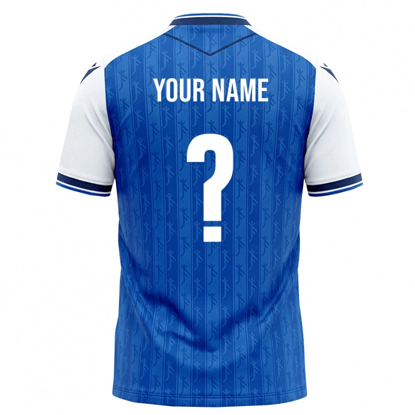 Danxen Kinderen Uw Naam #0 Koninklijk Blauw Wit Thuisshirt Thuistenue 2026/27 T-Shirt België