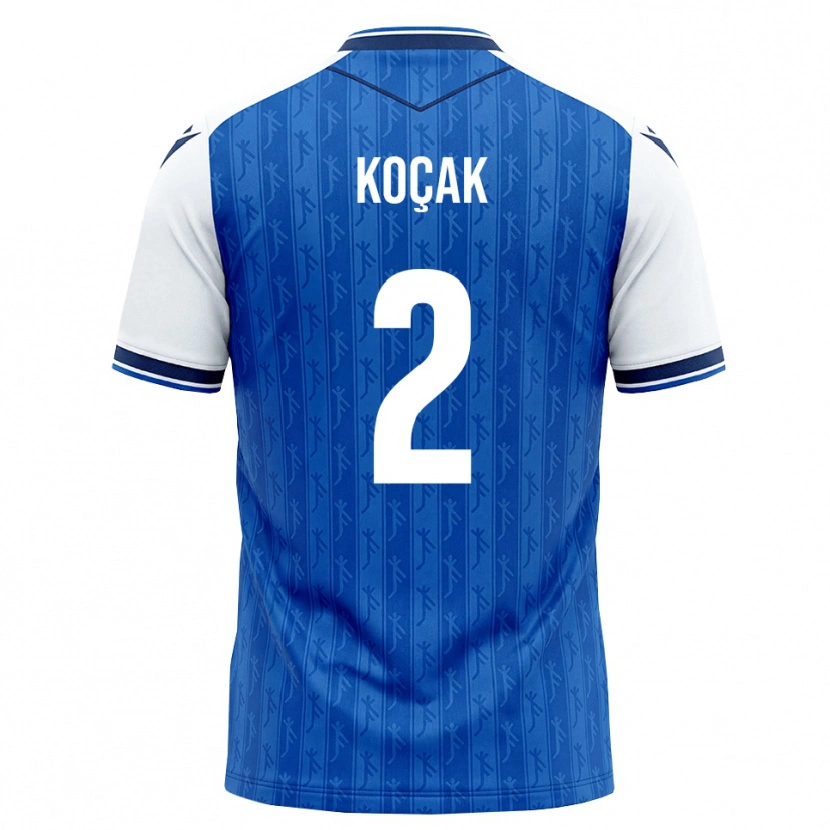 Danxen Kinderen Ensar Koçak #2 Koninklijk Blauw Wit Thuisshirt Thuistenue 2026/27 T-Shirt België