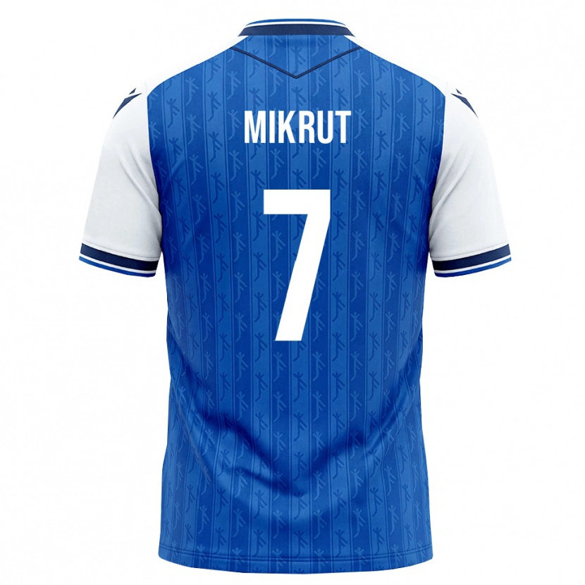 Danxen Kinderen Noah Mikrut #7 Koninklijk Blauw Wit Thuisshirt Thuistenue 2026/27 T-Shirt België